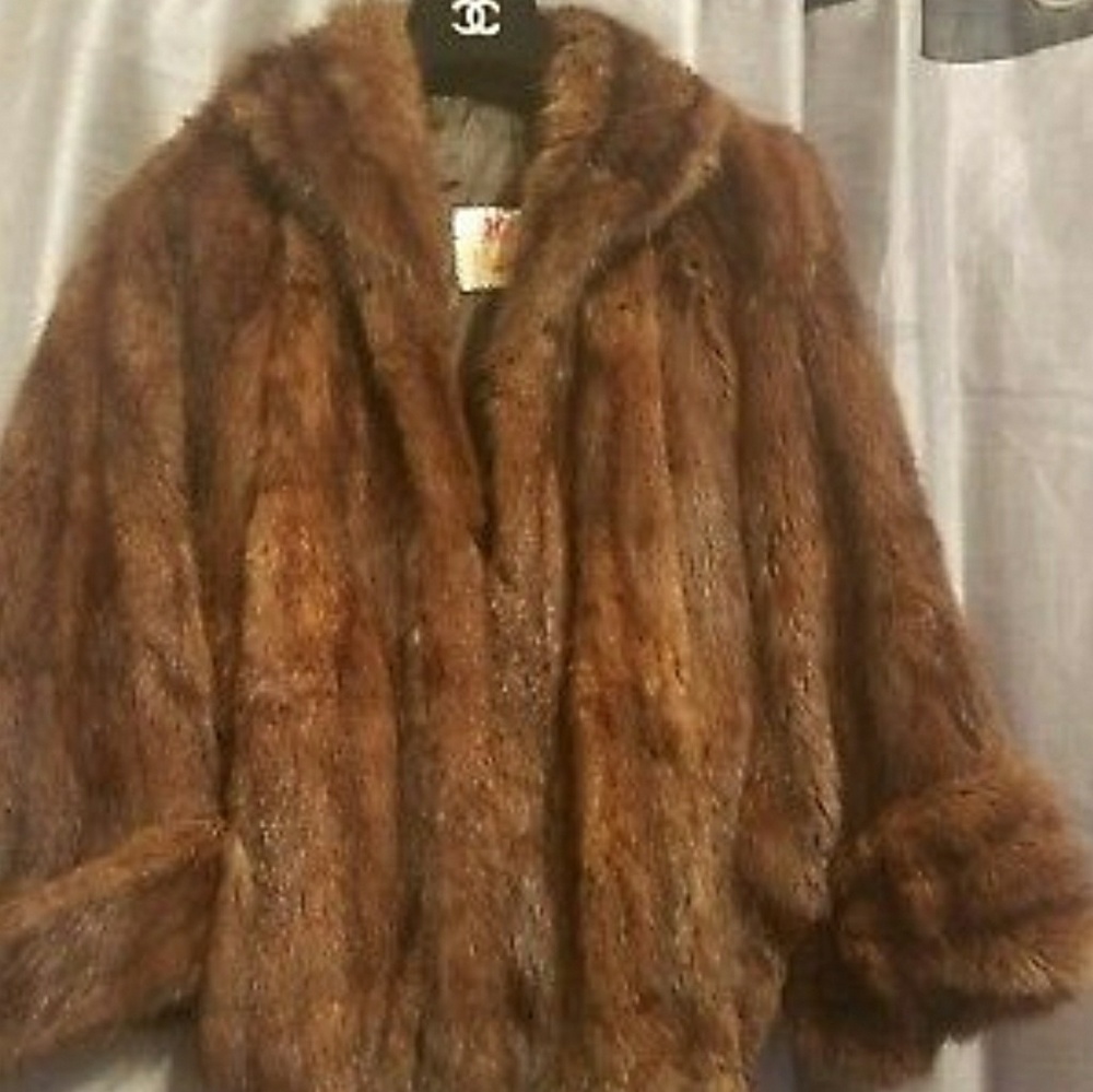 Mink capelet / shawl jacket